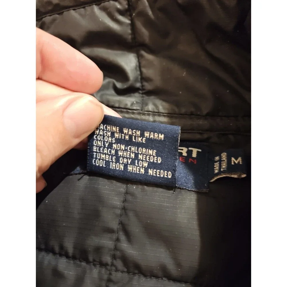 VTG 90s POLO Sport Ralph Lauren Quilted Puffer Jacket Mens Medium Oversized